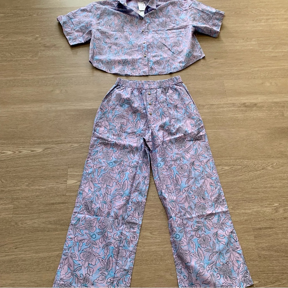 NWT Free People Intimately Lavender Pajama Set